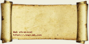 Jana Videnović vizit kartica